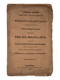 [JACKSON, Andrew (1767-1845)]. Official Record...of the Proceedings of the Court Martial, 1828.