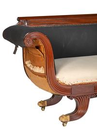A Pair of Classical Style Mahogany Sofas in the Manner of William Camp (1773-1822)