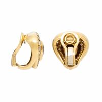 Cartier, Amethyst, Diamond, and Yellow Gold Earrings