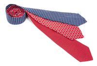 A Group of Three Hermes Silk Ties,