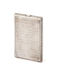 HERMÈS SILVER CIGARETTE CASE