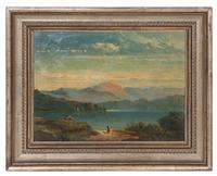 Continental School (19th century) Mountainous Landscape oil…