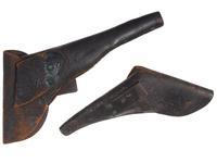 [CIVIL WAR]. A group of 2 holsters, comprising: