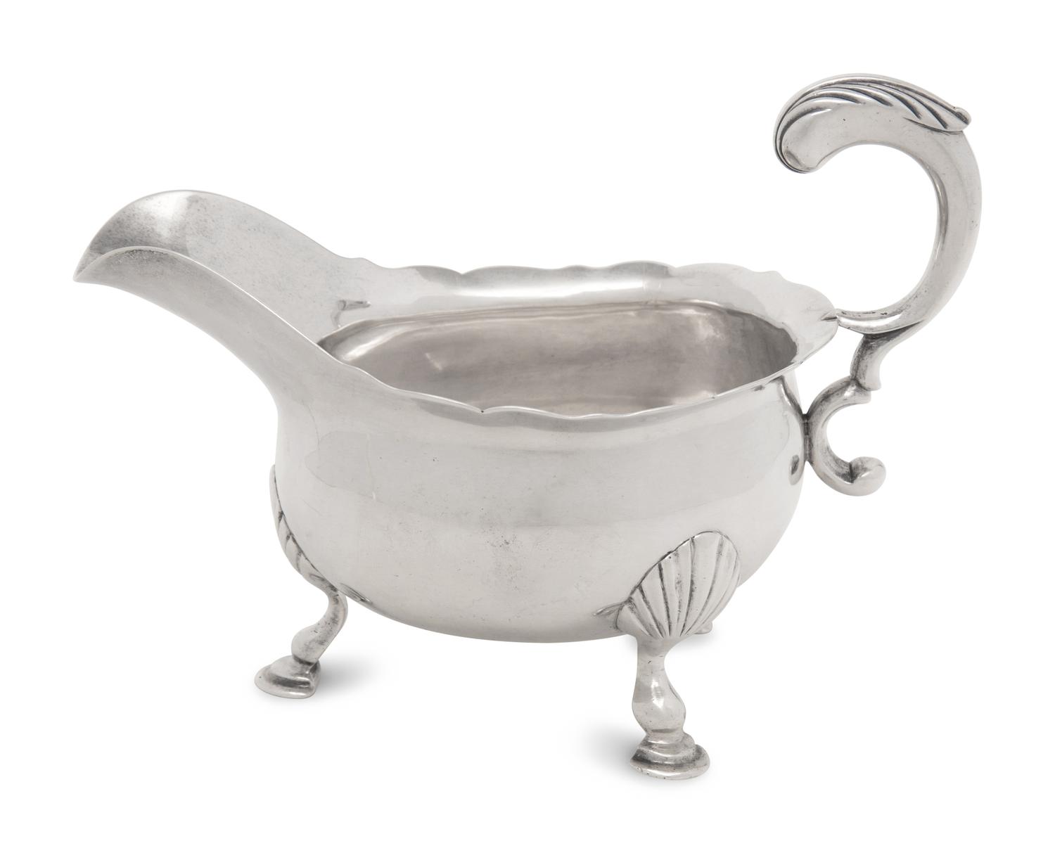 A George II Silver Sauce Boat