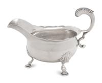 A George II Silver Sauce Boat