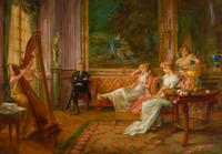 Daniel Hernández Morillo (Peruvian, 1856-1932) — The Concert , 1900