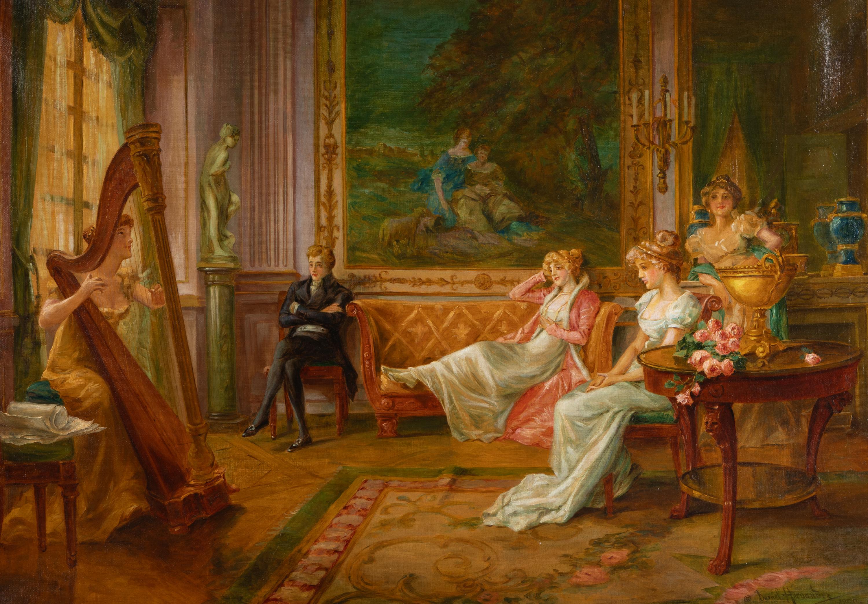 Daniel Hernández Morillo (Peruvian, 1856-1932) — The Concert , 1900