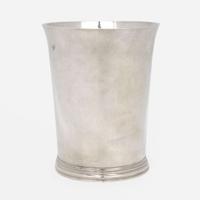 A silver beaker Andrew Tyler (1692-1741), Boston, MA, 1721