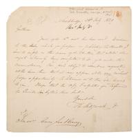 [ENSLAVEMENT & ABOLITION - AMISTAD]. A group of 5 ALsS from attorneys and others involved in the Amistad case, including Lewis TAPPAN, Roger BALDWIN, Henry GILPIN, and Theodore SEDGWICK.