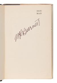Burnett, W. R. (1899-1982). Iron Man . New York: Lincoln Mac Veagh/The Dial Press, 1930.
