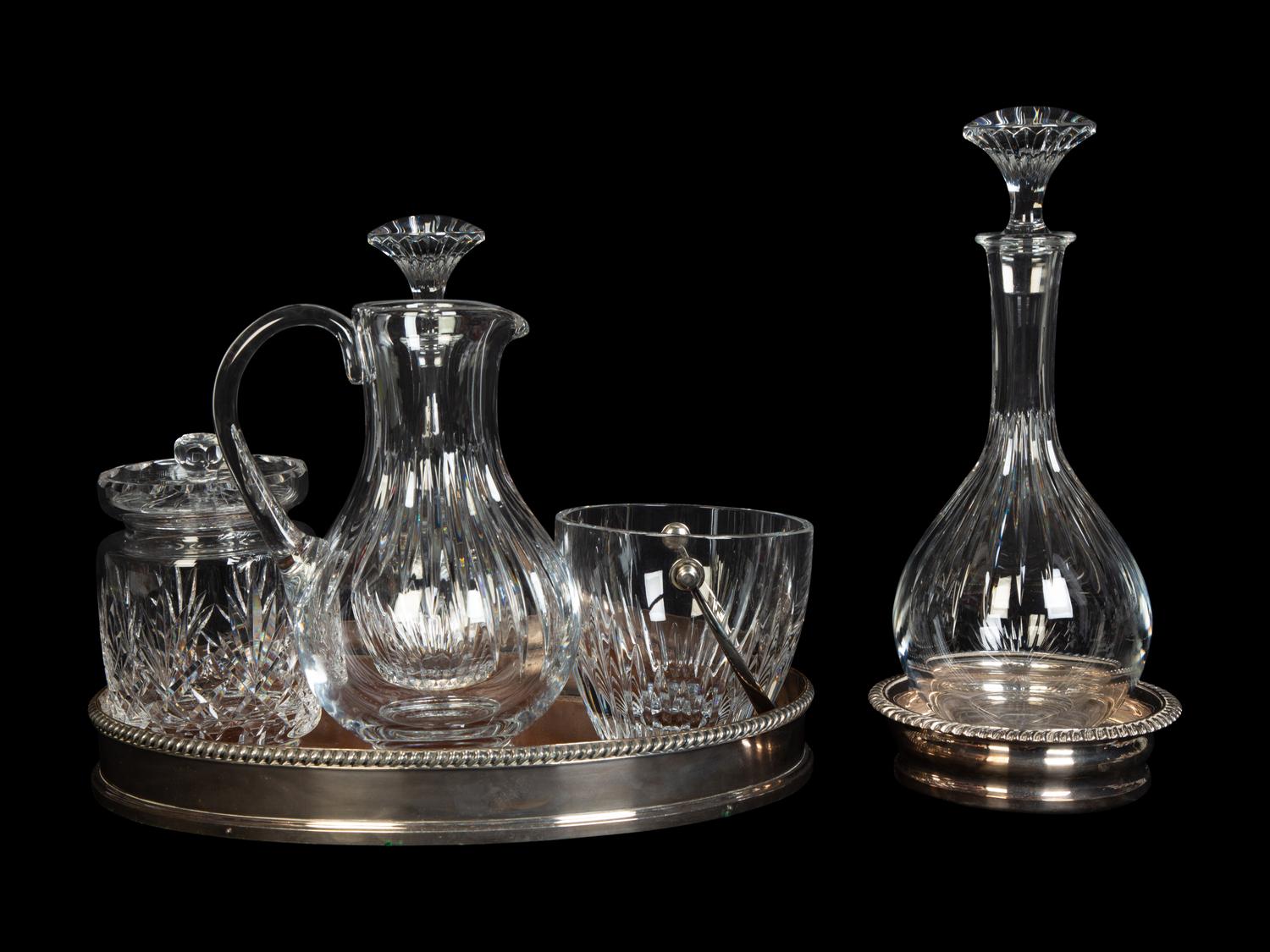 A Group of Baccarat Masséna and Other Barware Articles