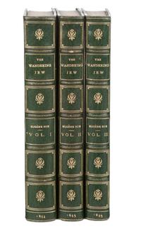 [BAYNTUN BINDING]. SÜE, Eugene (1804-1857). The Wandering Jew . London: Chapman and Hall, 1844-1845.
