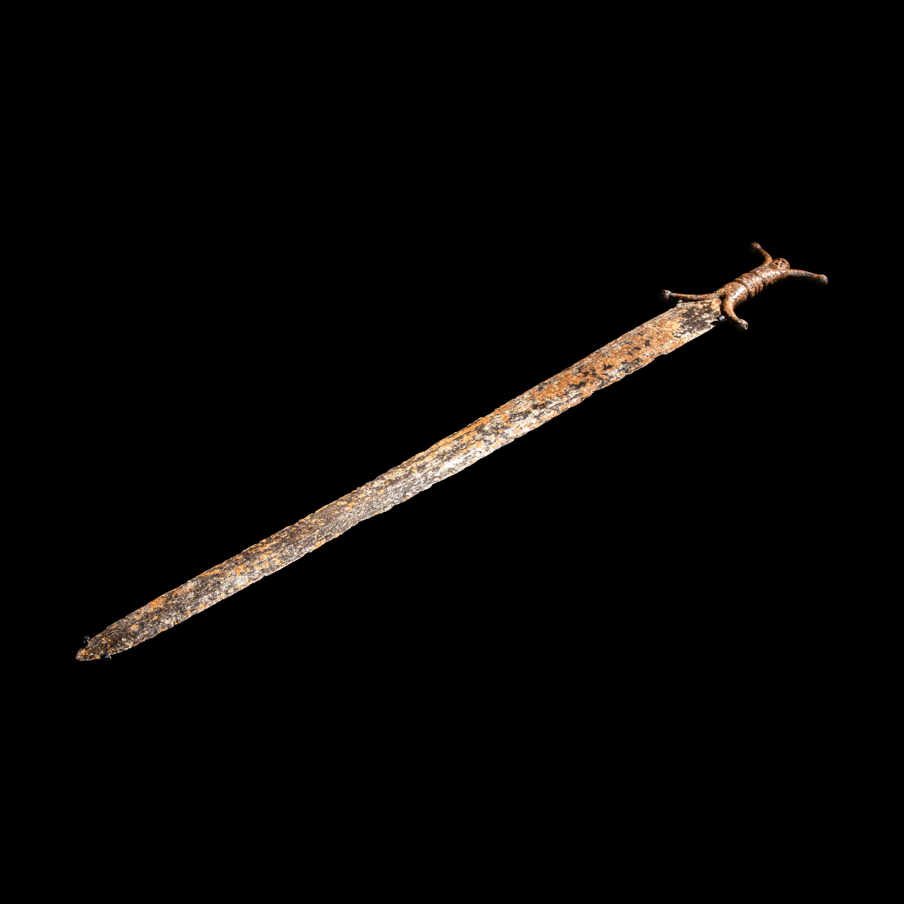 A Celtic Iron Anthropomorphic Sword