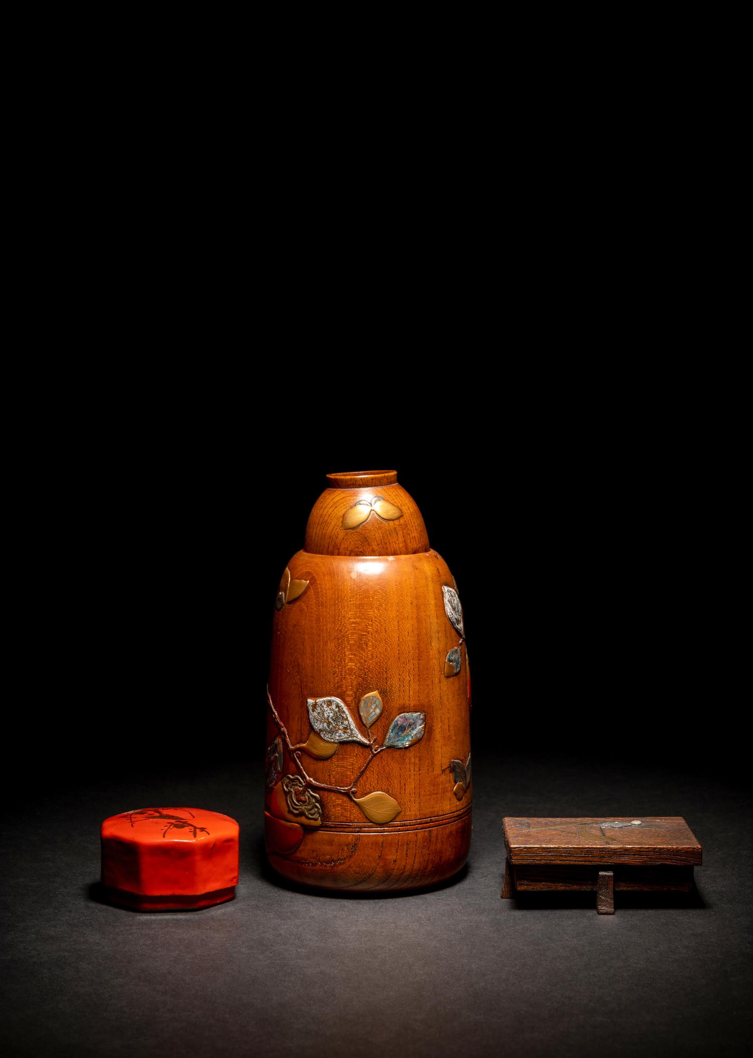 Three Japanese Covered Vessels