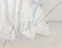 Artist Unknown, (20th Century), Fashion Illustrations (two works)