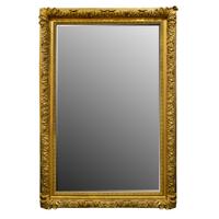 A Large Giltwood Frame with Mirror 61" W x 5" D x 89" H — United States, 19th Century