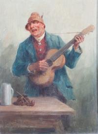 Richard Starcke, (German, 1864-1945), Musician