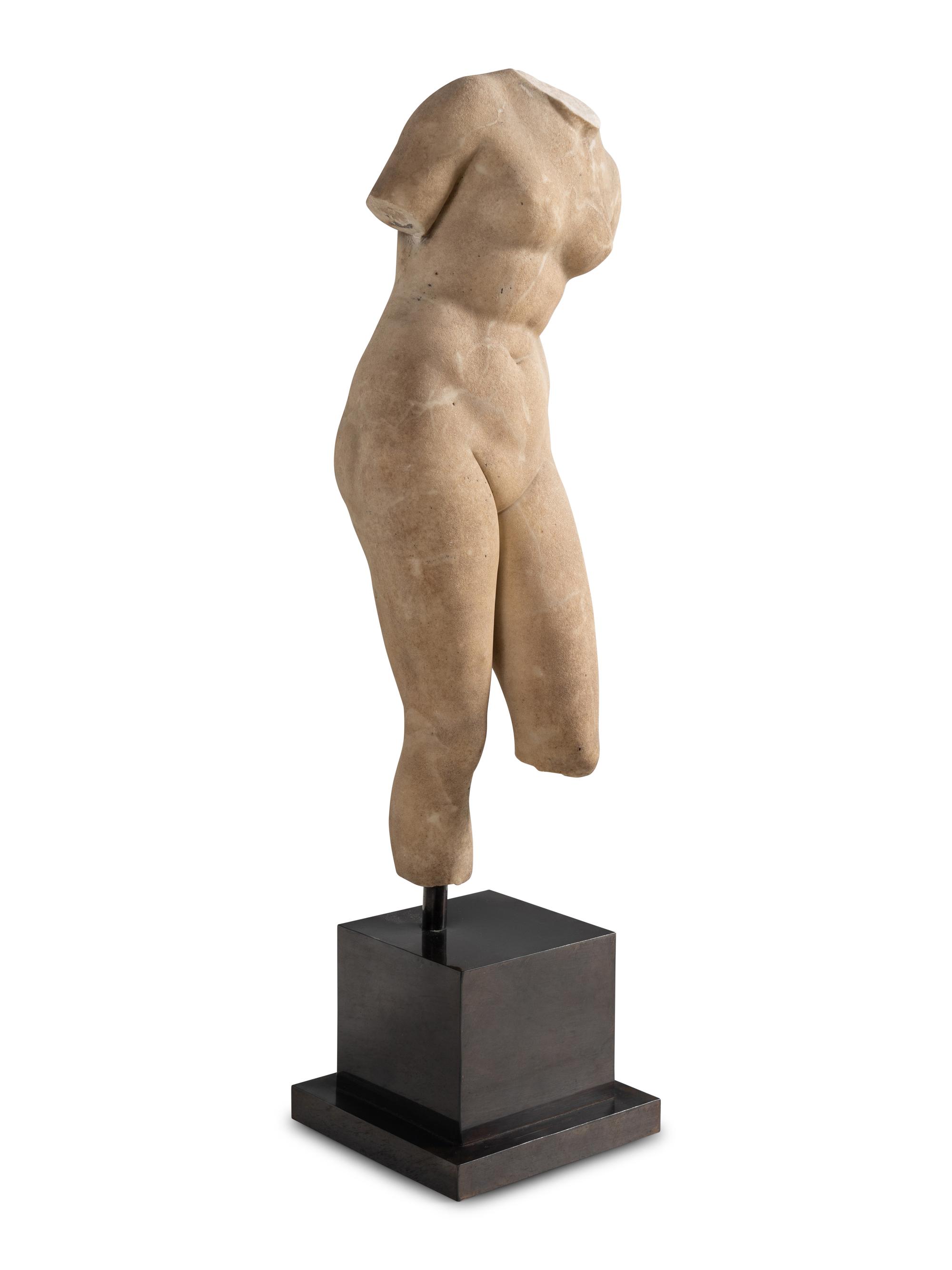 A Continental Marble Torso of Venus
