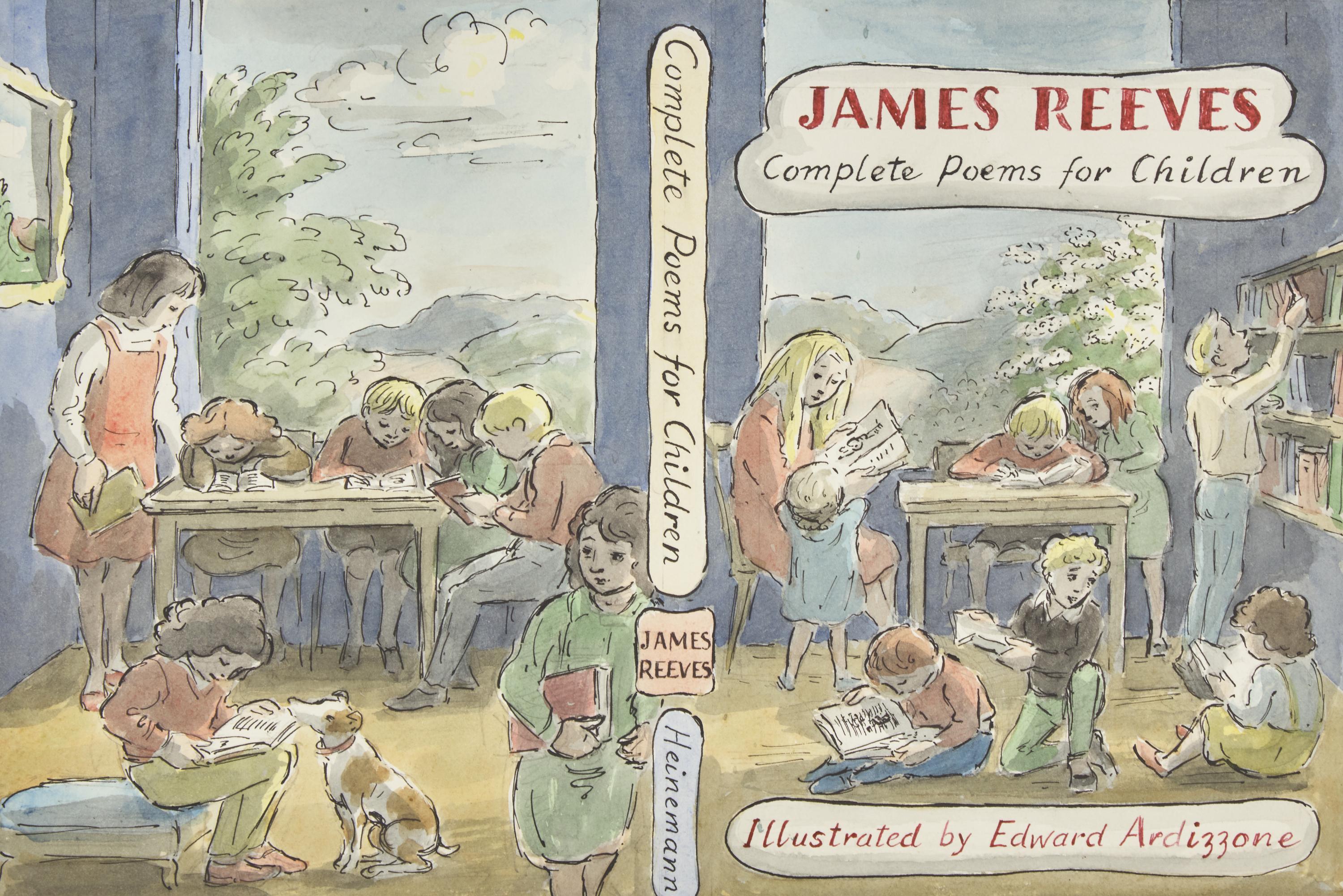 Original Dust-Jacket Design for "Complete Poems for Children"