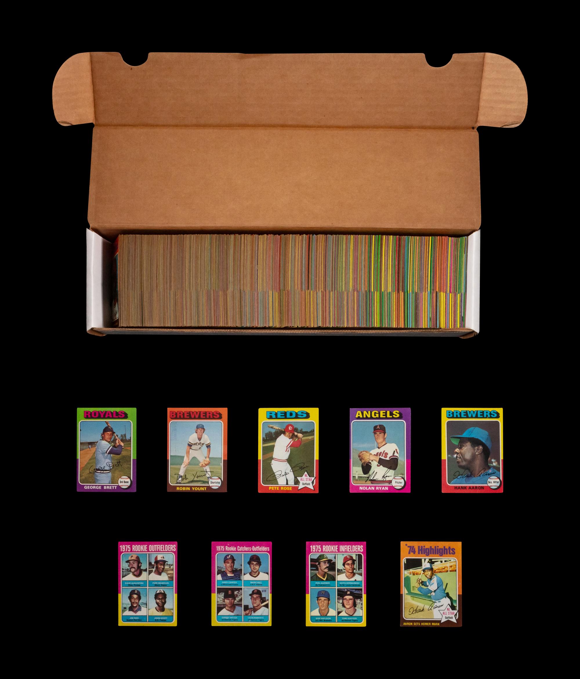 A Complete Set of 1975 Topps Baseball Cards (660/660)