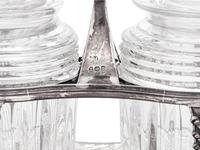 A George III Silver Two-Jar Cruet