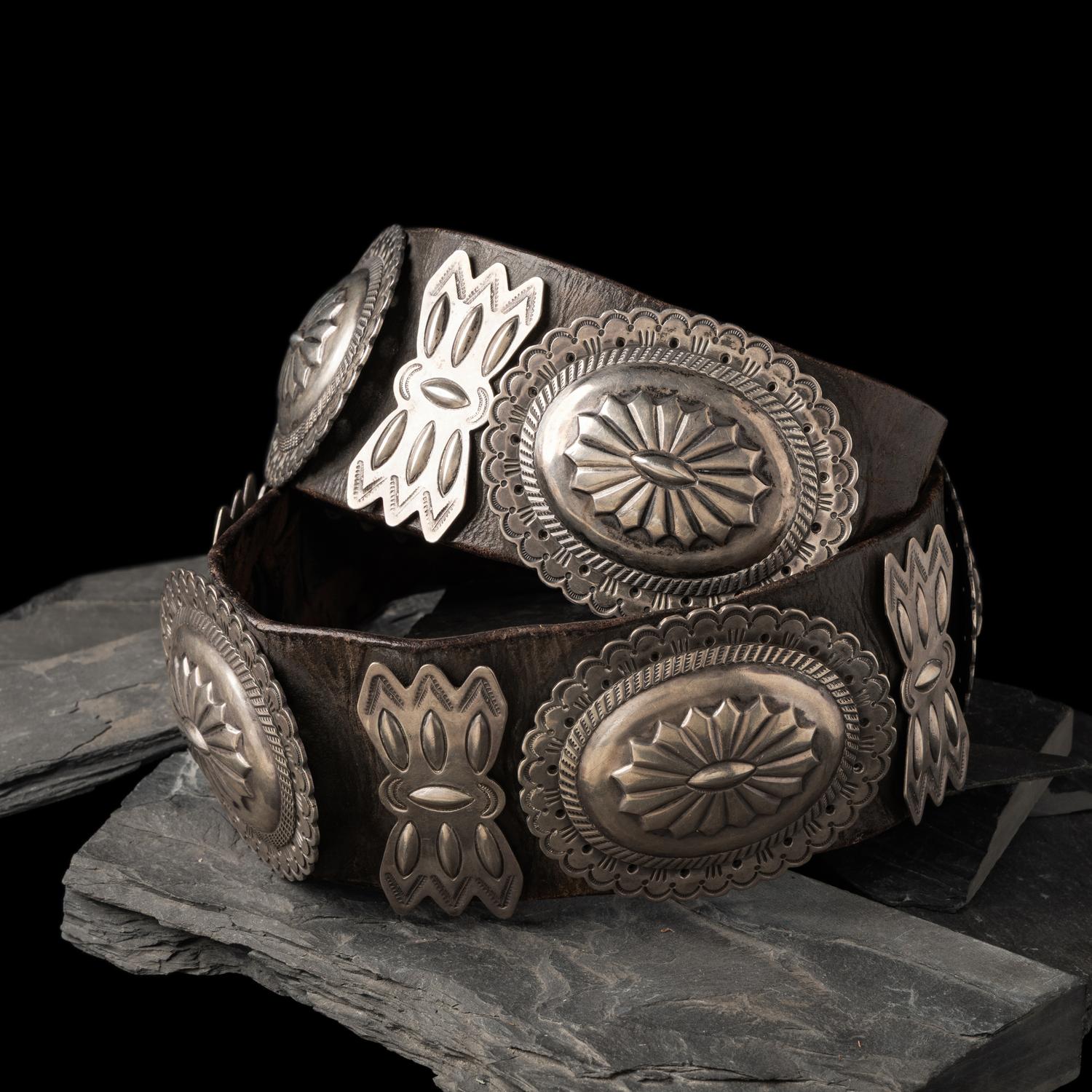 Heavy Navajo Third Phase Concha Belt