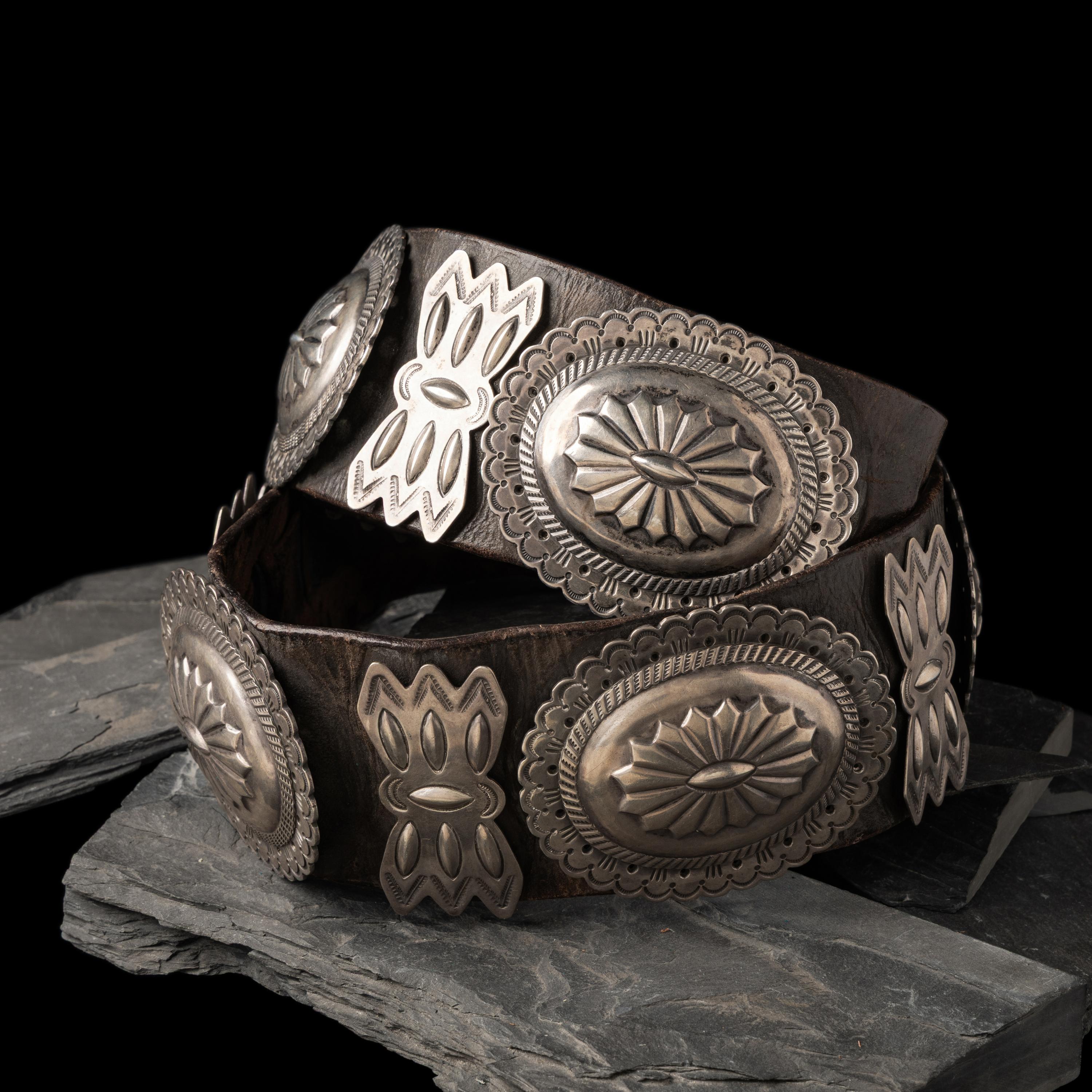 Heavy Navajo Third Phase Concha Belt