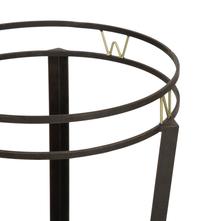 A Wrought Iron "Compass" Gueridon
