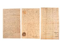 [INDIANA TERRITORY] -- [WAR OF 1812]. A group of documents from the Indiana Territory, including: