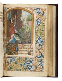 CIRCLE OF THE MASTER GUYOT DU PELEY (Troyes, active c. 1470-1490) Book of Hours, in Latin and French, illuminated manuscript on parchment [France, Troyes, c. 1470–1490]