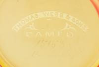 A Thomas Webb & Sons Cameo Glass Vase Heigh 10 3/4 inches