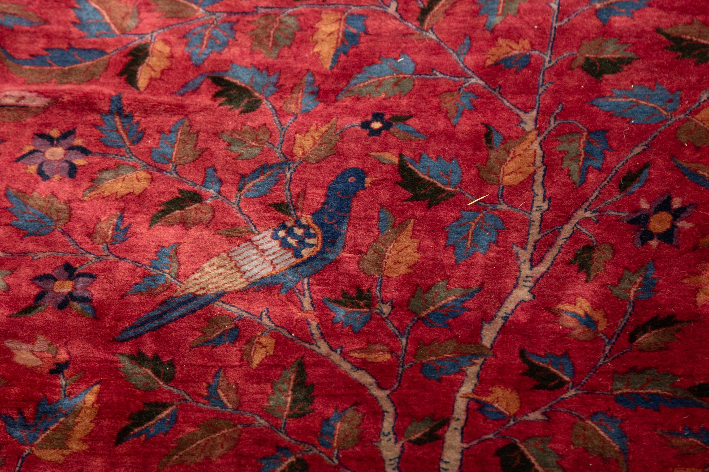 A Kirman Wool Rug