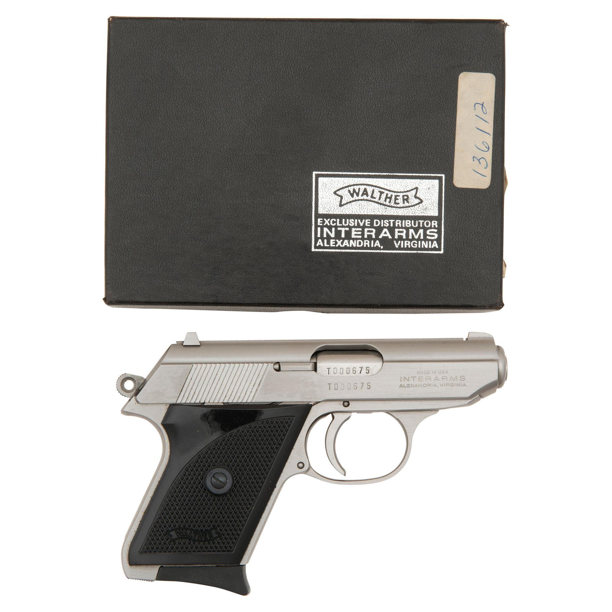 *Stainless Walther TPH .22 Pistol in Original Box with Papers and Accessories