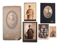 [EARLY PHOTOGRAPHY] -- [OCCUPATIONAL]. A group of 17 photographs of policemen, including: