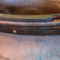 A Copper and Iron Chocolate Vessel 31" W x 37" D x 36" H — Switzerland, 19th Century