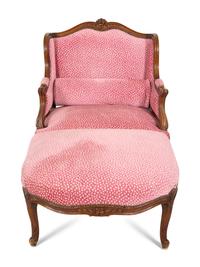 A Louis XV Style Mahogany Duchesse Brisée