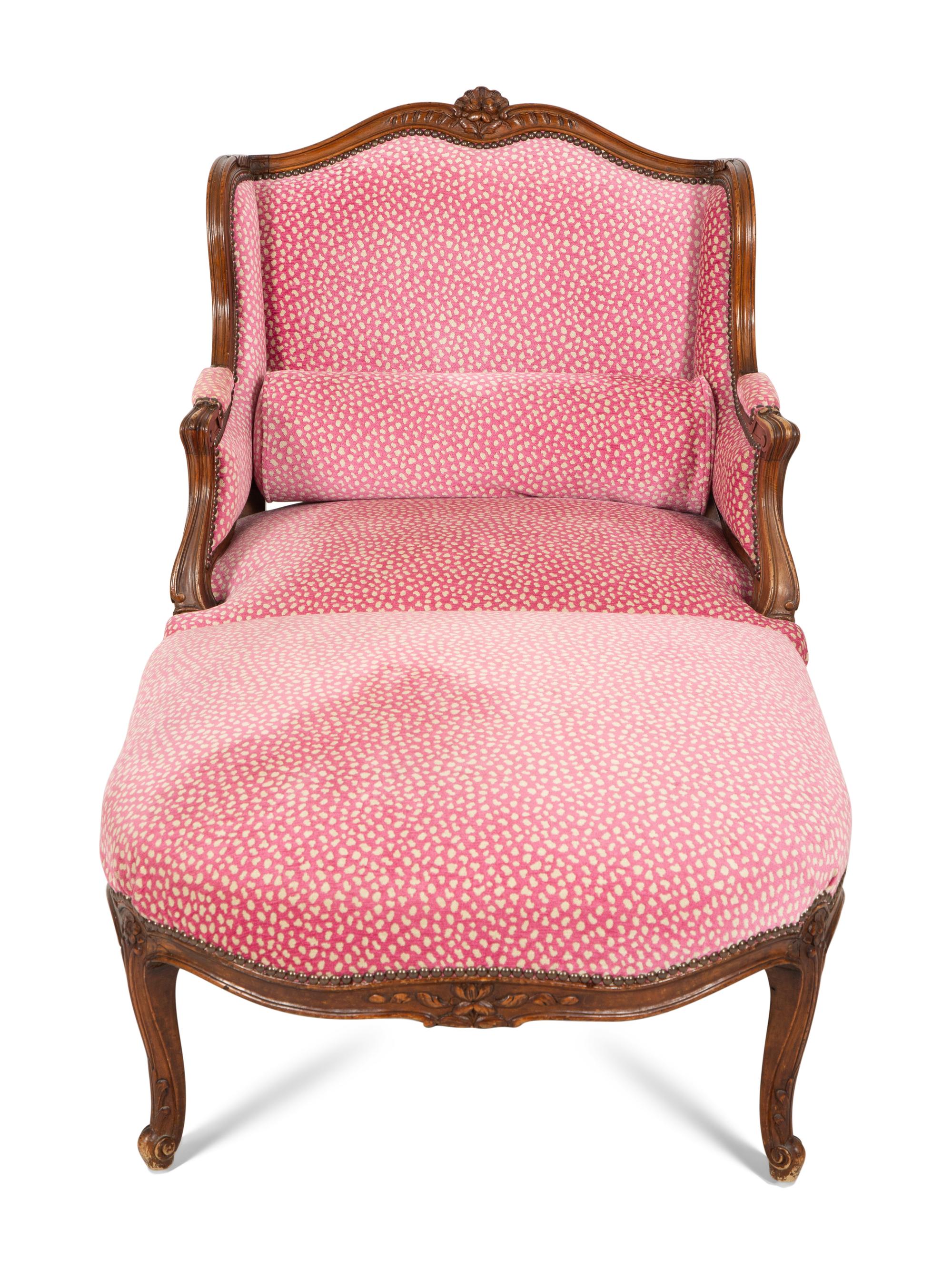 A Louis XV Style Mahogany Duchesse Brisée