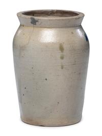 A Rare Wait and Ricketts Stoneware Jar