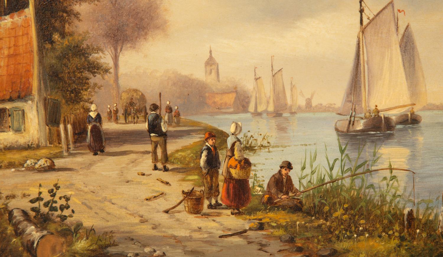 Summer River Landscape
