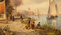 Summer River Landscape