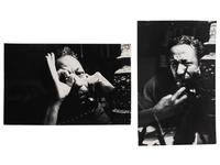 [PARKS, Gordon (1912-2006)]. WILLARD, Patricia (b. 1928), photographer. A group of 2 photographs of Gordon Parks. Ca 1960s-1970s.