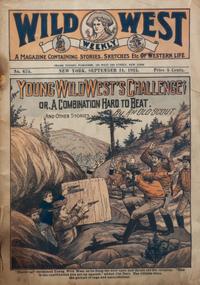Three Framed Vintage Western Magazine Covers