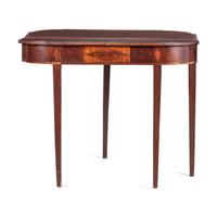 A Federal Inlaid Mahogany Games Table