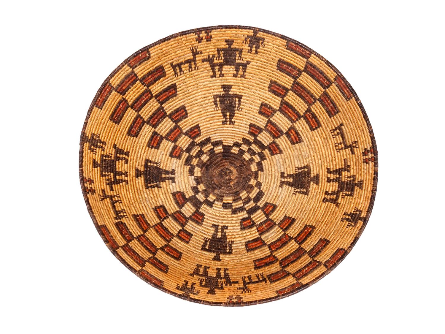 Apache Polychrome Pictorial Tray