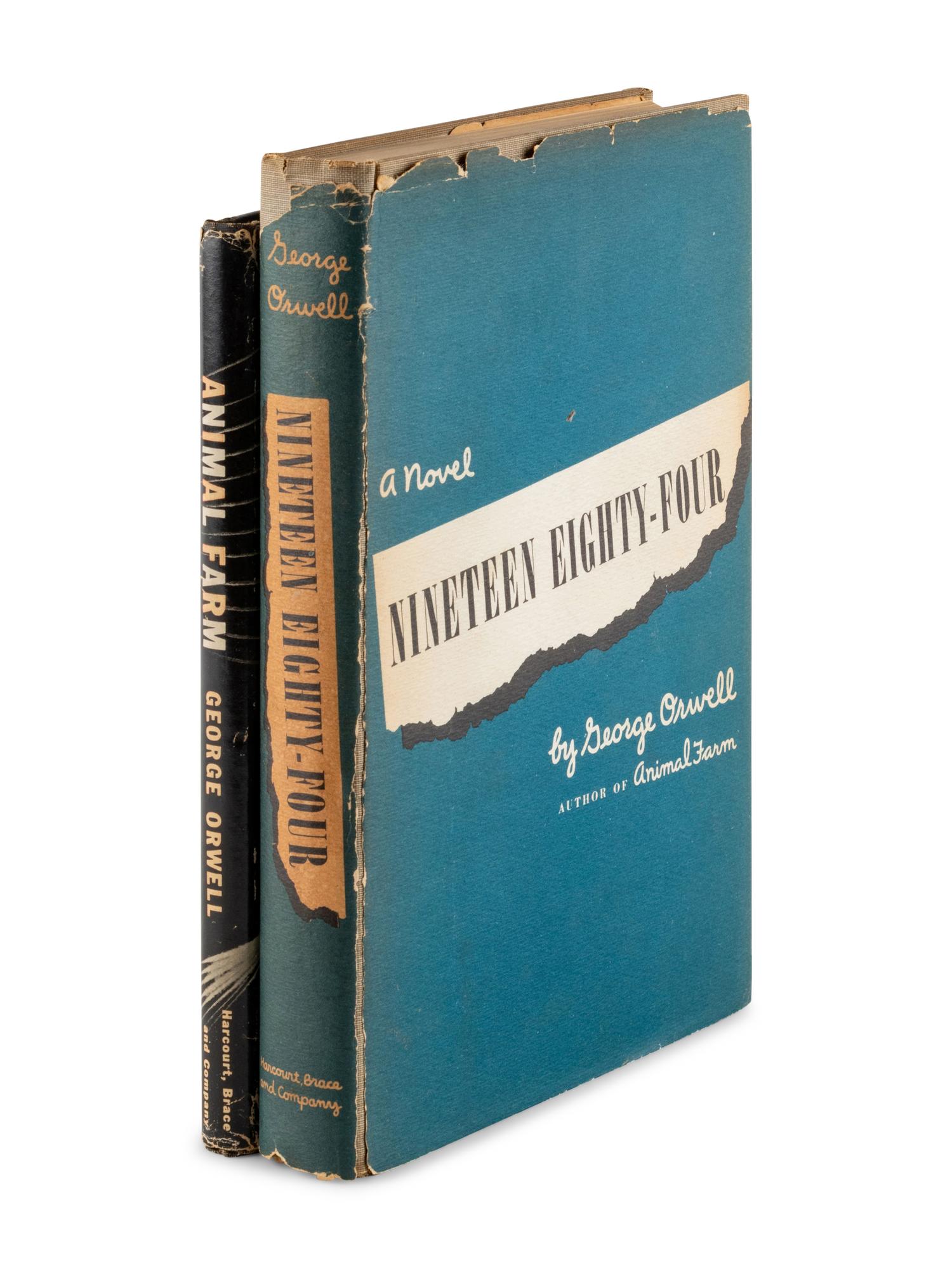 [ORWELL, George (1903-1950) - AMERICAN EDITIONS]. A group of 3 works, comprising: