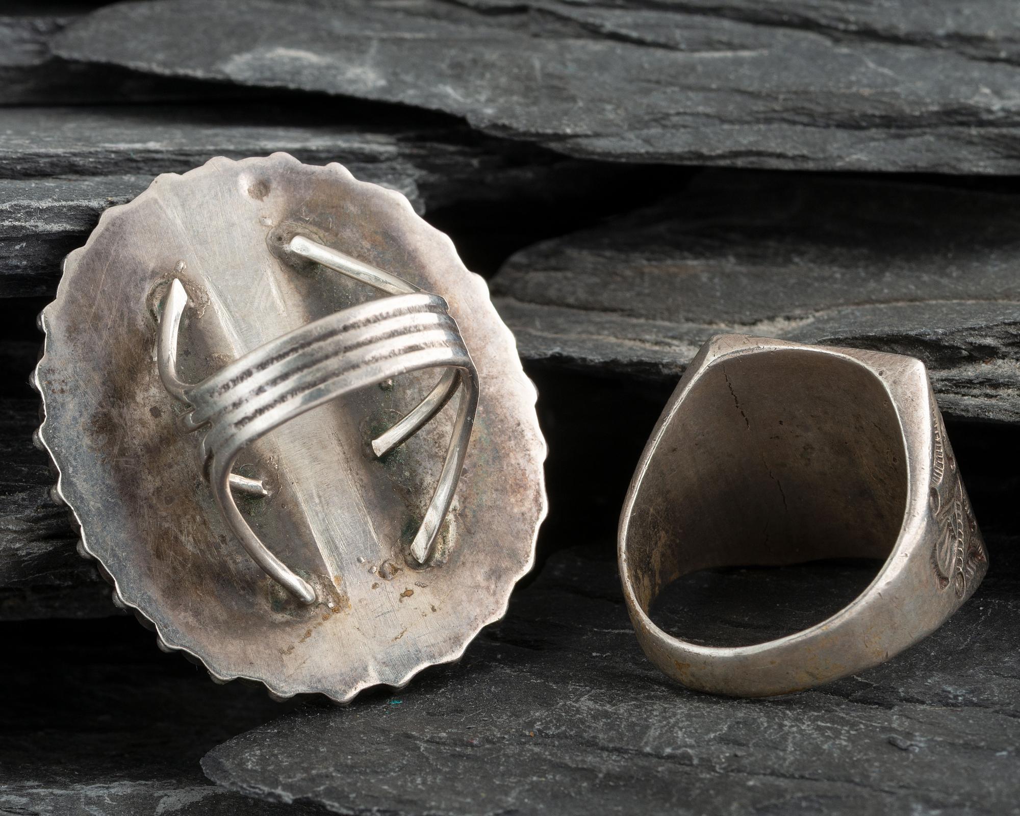 Navajo and Zuni Rings