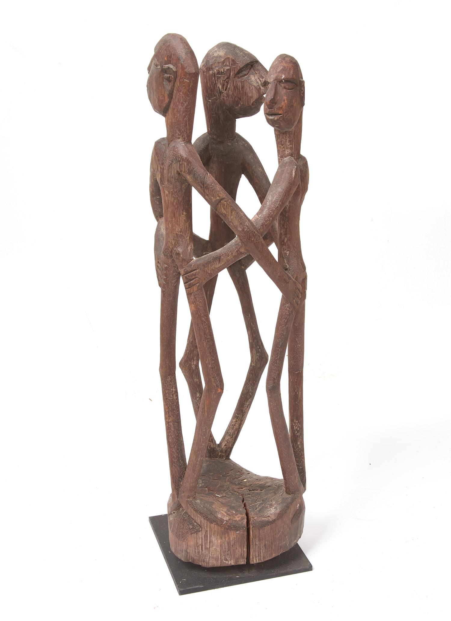 Two Asmat Spiral Figures