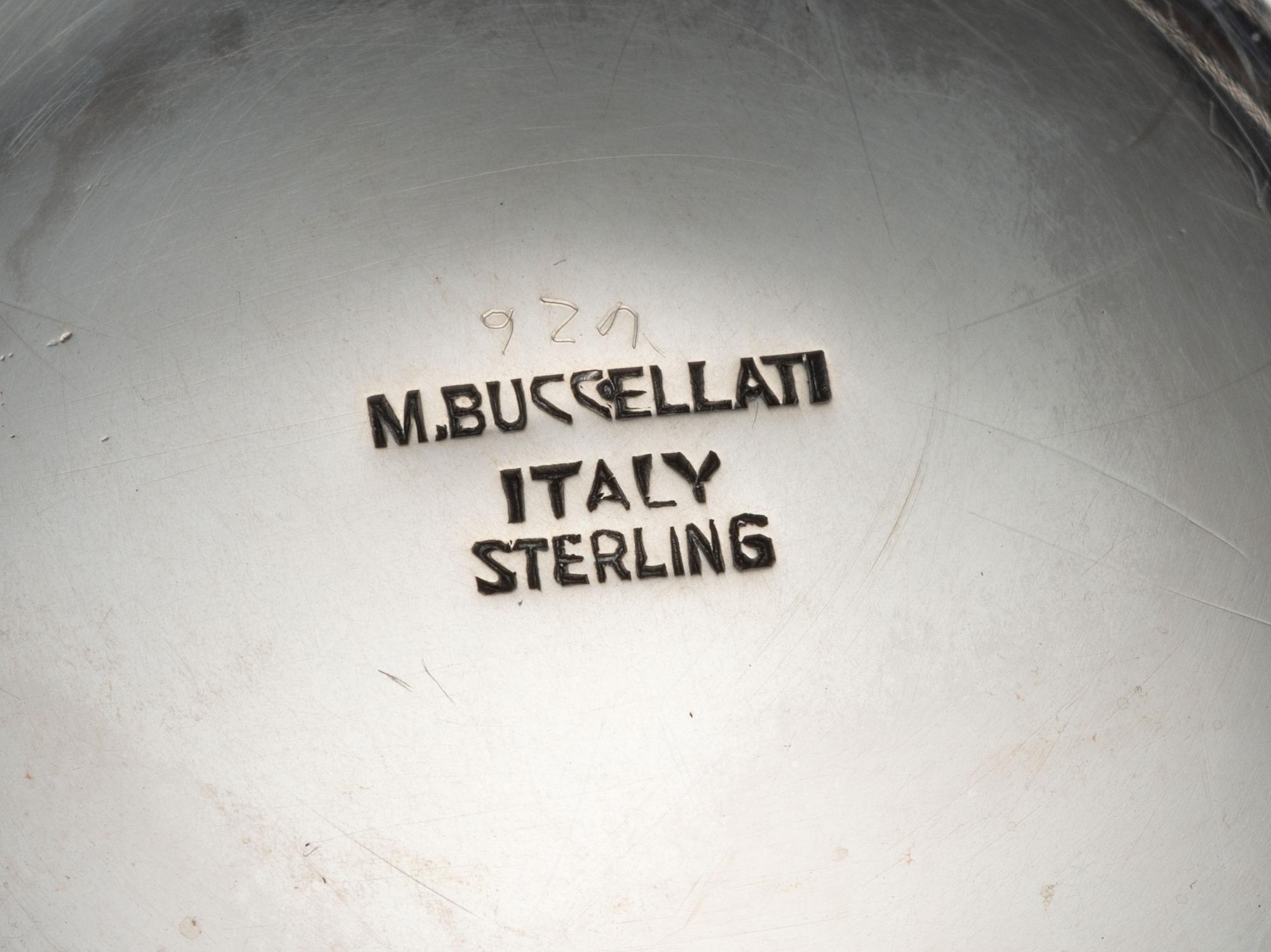 An Italian Silver Tea Service