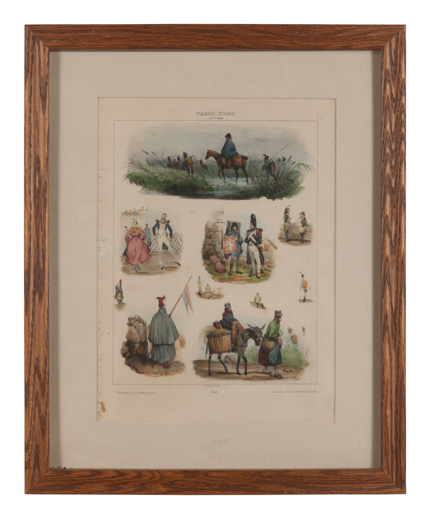 Seventeen French Lithographs