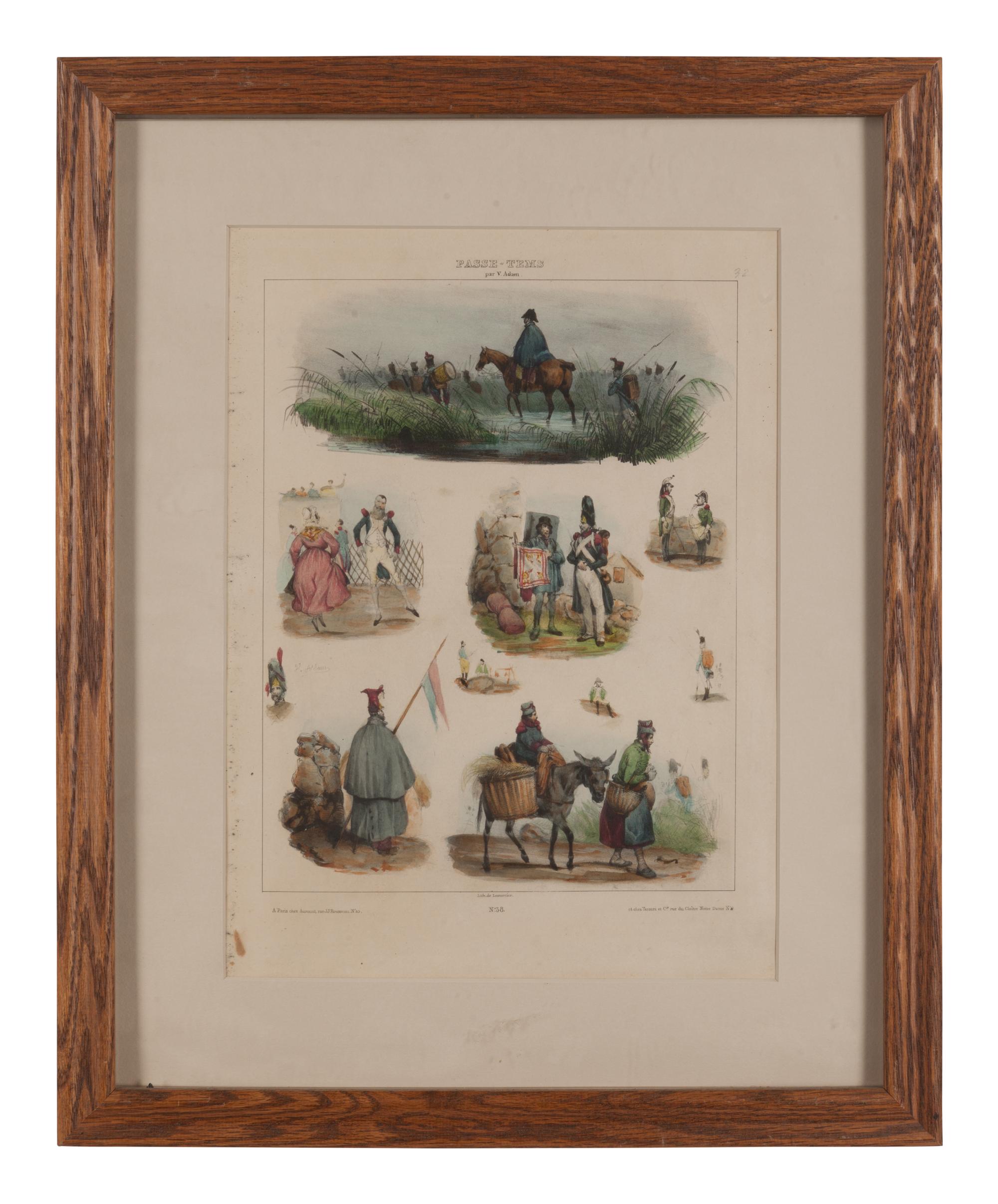 Seventeen French Lithographs